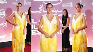 صور.. أمينة خليل تتألق في حفل ختام مهرجان الجونة السينمائي 2026