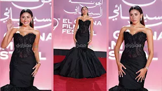 صور..دينا الشربيني تتألق في حفل ختام مهرجان الجونة السينمائي 2026