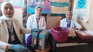 بالصور- 82 فرقة لتطعيم 37773 طفلًا ضد الحصبة في جنوب سيناء