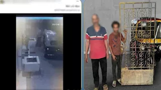 القبض على لصوص البوابة الحديدية في السلام 