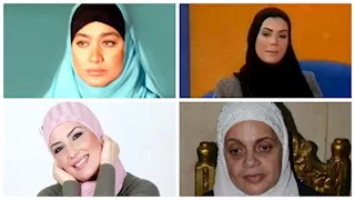 نجمات خلعن الحجاب بينهن صابرين وموناليزا وعبير صبري 