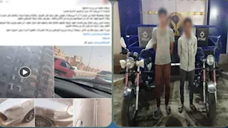 ضبط سائقي تروسيكل اصطدما بسيارة واعتديا على قائدها في مسطرد