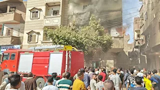 إصابة سيدة باختناق في حريق داخل منزل بأسيوط