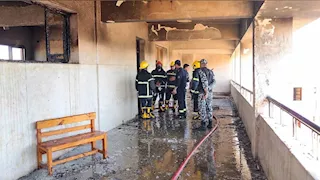 السيطرة على حريق داخل المدرسة الثانوية الميكانيكية في سوهاج 