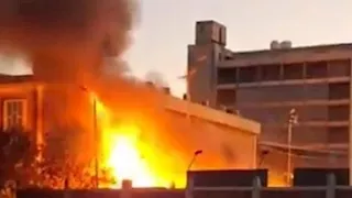 حريق بمزرعة الصرف الصحي بالكولا واستنفار شركة مياه سوهاج