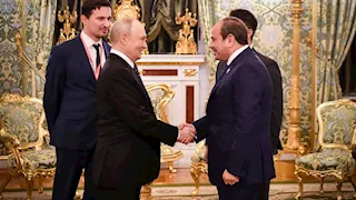 متحدث الرئاسة ينشر صور لقاء الرئيس السيسي وبوتين في الكرملين