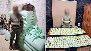 ضبط صاحب مخبز بالباجور بحوزته 350 بطاقة تموينية ودقيق مدعم - صور
