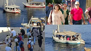 تحسن الطقس بأسوان يرفع الإقبال على الجولات النيلية والأثرية -فيديو وصور
