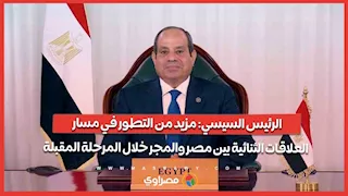 الرئيس السيسي مزيد من التطور في مسار العلاقات الثنائية بين مصر والمجر خلال المرحلة المقبلة