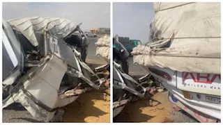 رفع حطام حادث الطريق الأوسطي وعودة حركة المرور ورئيس الوزراء يتابع المصابين