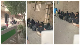 بالصور- عزبة تادرس بالفيوم تتشح بالسواد حزناً على مصرع 7 صغار في حادث الأوسطي