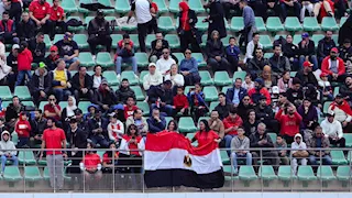 الجماهير تؤازر منتخب مصر في مباراة جنوب أفريقيا الودية