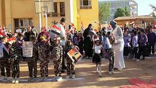 بالصور- طلاب الوادي الجديد يحتفلون بذكرى نصر أكتوبر بالشعر والاستعراضات
