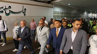 محافظ القليوبية يفتتح 3 أنفاق بالخصوص أسفل الطريق الدائري - صور 