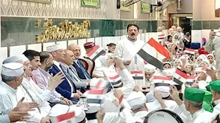 "الجازولية" تحتفل بمولد الحسين وذكرى نصر أكتوبر.. وشيخها يؤكد: كلنا مع الرئيس السيسي