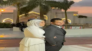 اللقطات الأولى من عقد قران نجل إبراهيم حسن (صور وفيديو)