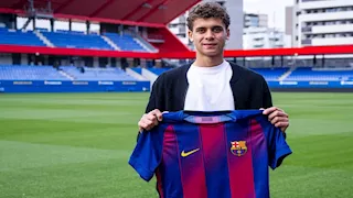 "شرفت".. برشلونة يرحب بحمزة عبد الكريم بطريقة خاصة