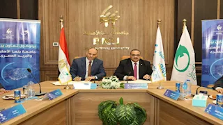 بروتوكول بين البريد وجامعة بنها الأهلية لتقديم الخدمات البريدية والمالية دخل الحرم الجامعي