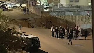 الإسكان تكشف تفاصيل الهبوط الأرضي في محطة وقود بالتجمع