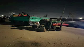 صور.. حملات ليلية مفاجئة لضبط مخالفات بناء بأكتوبر الجديدة