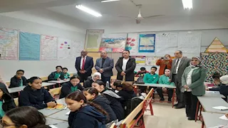 مساعد وزير التعليم يواصل جولاته الميدانية بمدارس القليوبية لمتابعة انتظام الدراسة