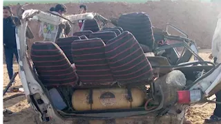 فاجعة على طريق أم قمر.. مصرع شخص وإصابة 25 آخرين في حادث مروع بالإسماعيلية