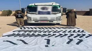   ضبط 207 قطع سلاح ناري بقيمة 20 مليون جنيه | صور 