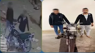 سقوط المتهمين بسرقة دراجة نارية بعد تداول الفيديو بأسوان