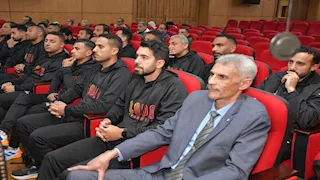 بالصور- محافظ بورسعيد يُكرم لاعبي بورفؤاد أبطال إفريقيا في الهوكي