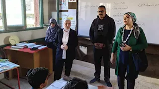 مديرة تعليم القاهرة تتفقد مدرسة التونسي الرسمية للغات
