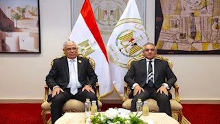 وزير العدل يستقبل النائب العام لتهنئته بتولي مهام منصبه