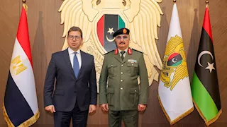 اللواء حسن رشاد يزور ليبيا ويلتقي خليفة حفتر