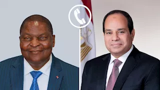 الرئيس السيسي يهنئ رئيس إفريقيا الوسطى بإعادة انتخابه لفترة ثالثة