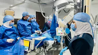 نجاح أول عمليتين لزراعة الصمام الرئوي بالقسطرة في مستشفى النصر ببورسعيد -صور