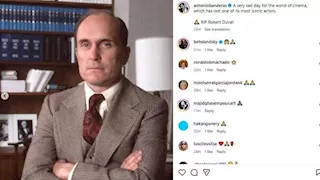 أنطونيو بانديراس ينعى النجم روبرت دوفال بكلمات مؤثرة