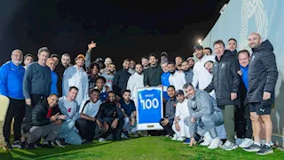100 مباراة.. نيوم السعودي يكرم أحمد حجازي