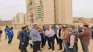 رئيس جهاز حدائق أكتوبر يتفقد مشروعات المدينة ويشدد على سرعة الانتهاء من الأعمال