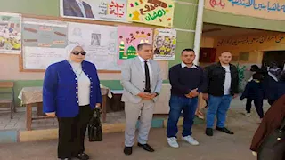 جولة مفاجئة لمدير تعليم الجيزة بإدارة كرداسة لمتابعة انتظام الدراسة