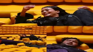 صراخ وبكاء أسماء جلال بسبب مقلب رامز جلال في برنامج رامز ليفل الوحش