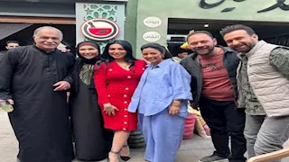 ميرهان حسين تنشر صورا من كواليس تصوير مسلسل "درش" 