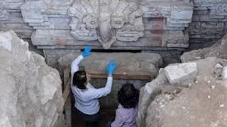 اكتشاف مقبرة يعود عمرها إلى 1400 عام جنوب المكسيك