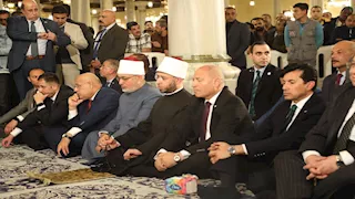 بالصور.. محافظ القاهرة يشهد احتفالية ليلة النصف من شعبان بمسجد الحسين