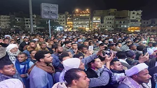 في أجواء روحانية.. الآلاف يحيون الليلة الختامية لمولد سيدي أبو الحجاج الأقصري - صور