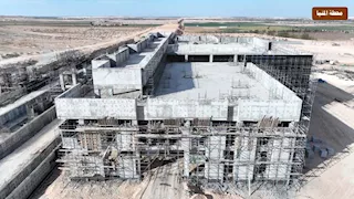 25 صورة جوية لتقدم الأعمال بالخط الثاني لشبكة القطار الكهربائي السريع