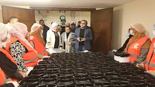 توزيع 500 وجبة إفطار يومية بمبادرة "مطبخ المصرية" بالوادي الجديد