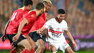 ملخص الشوط الأول من مباراة الزمالك وحرس الحدود في الدوري الممتاز