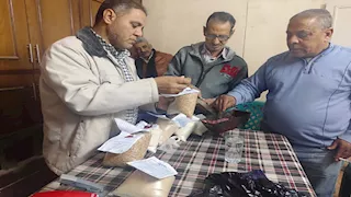 ‬بالصور- ضبط مصنع مكرونة يستخدم ألوانًا محظورة في الفيوم