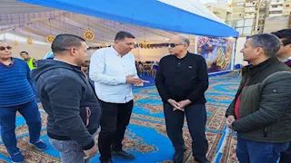 محافظ المنيا يتفقد "مائدة الرحمن" بكورنيش النيل للاطمئنان على جودة وجبات الصائمين