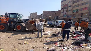 مصادرة 12 "كارو" ورفع 25 طن مخلفات.. حملة لإعادة الانضباط لشوارع شبرا الخيمة وبنها