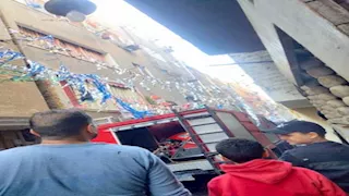 "وقت مدفع الإفطار".. السيطرة على حريق اندلع في "غية حمام" بمنطقة المطار في إمبابة